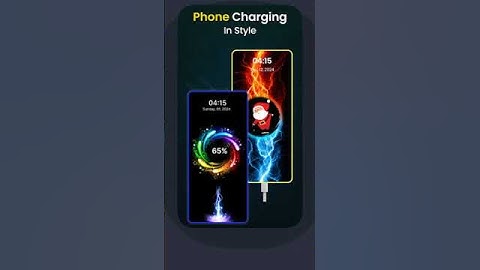 Mobile Battery Charging Animation 4K