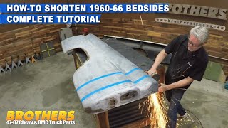 60-66 Chevy &amp; GMC Truck / How To Shorten Bed Sides / Make your Long Bed Sides Short
