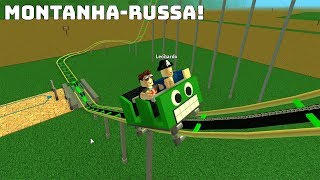 ROBLOX: CONSTRUI UMA MONTANHARUSSA NO MEU PARQUE DE DIVERSÃO!