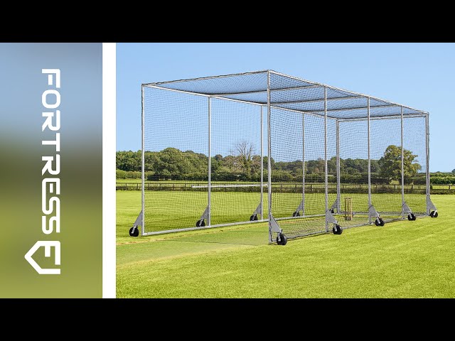 360° Mobile Cricket Practice Net & Portable Baseball Batting Cage 