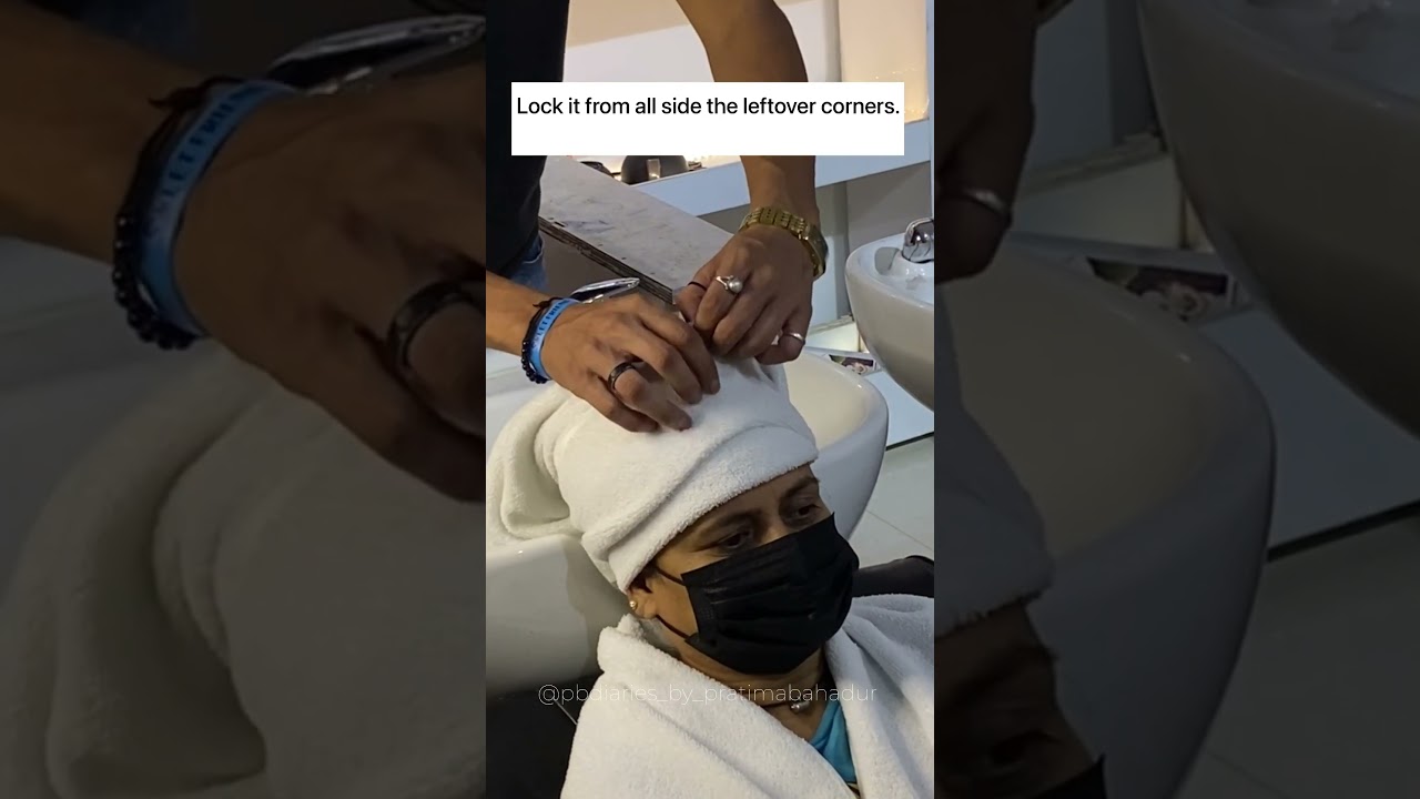 How to towel wrap | hair stylist sachin | pbdiaries | Professional towel wrap