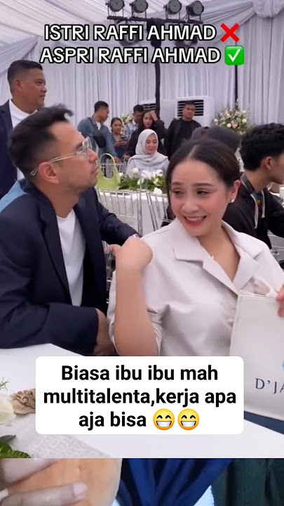 It turns out that Mama Gigi has another job as Raffi Ahmad's personal assistant