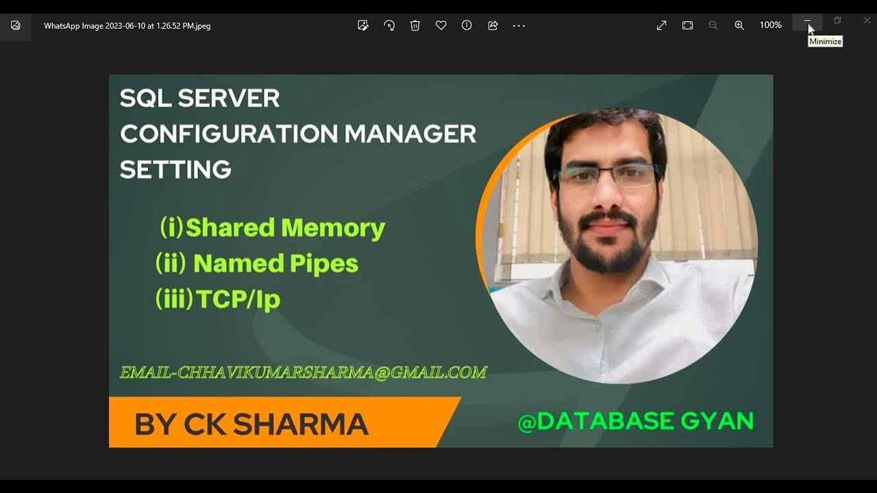 How to configure Sql Server Network settings - YouTube