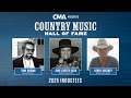 Country Music Hall of Fame 2025 Inductees Announcement