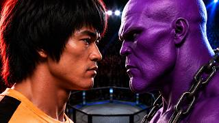 Bruce Lee vs Titan Atlas | The Dragon vs The Giant - UFC 5