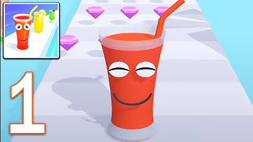 Juice Run - Gameplay Walkthrough Part 1 All Levels 1-13 (Android, iOS)