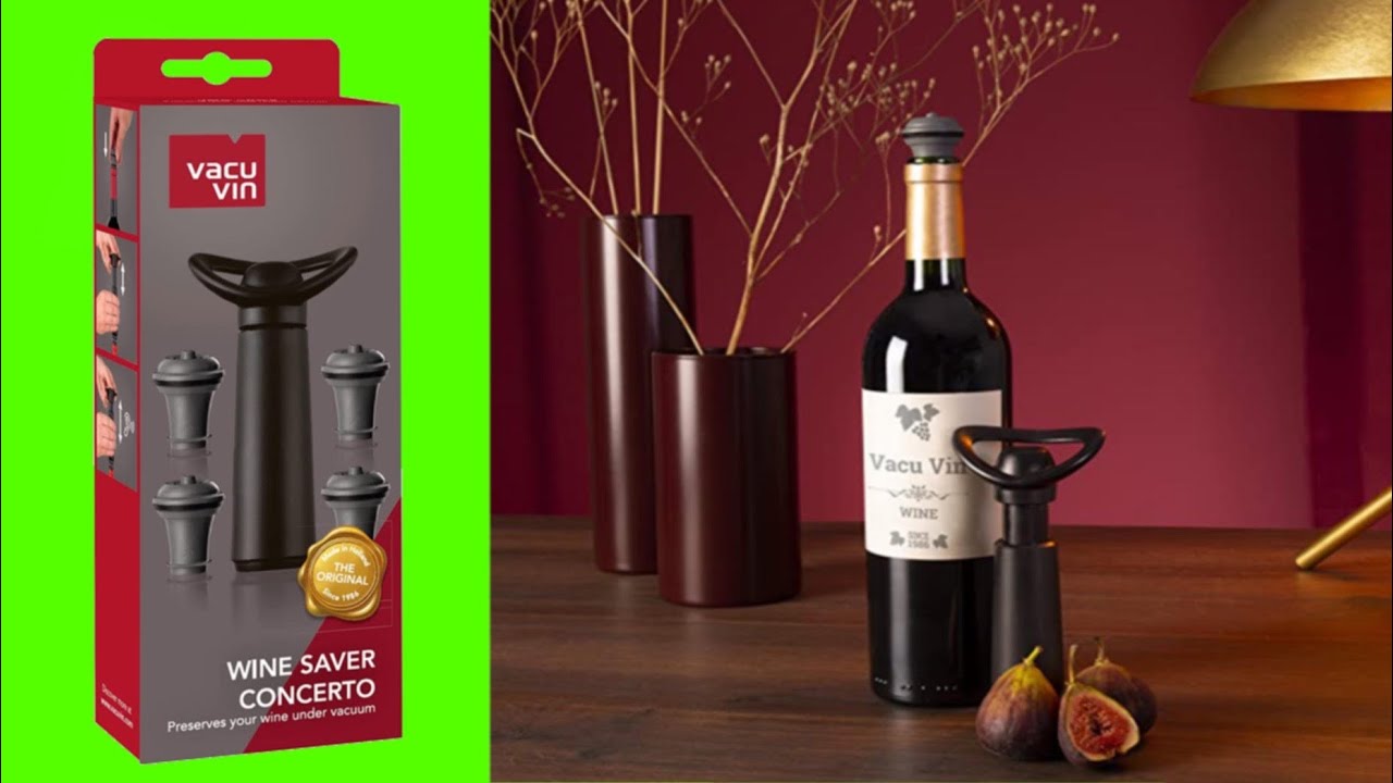 Pompetta per vino con 2 tappi WMF