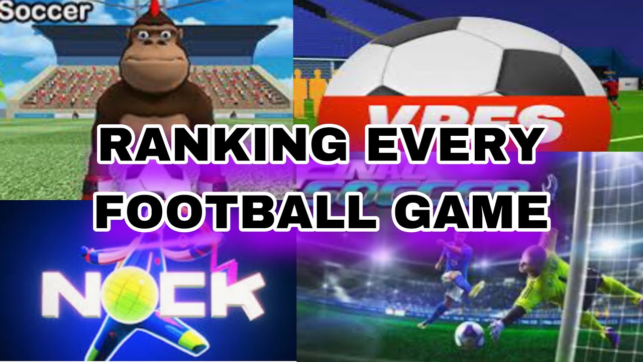 Ranking the 5 BEST vr football/soccer games (quest 2) YouTube