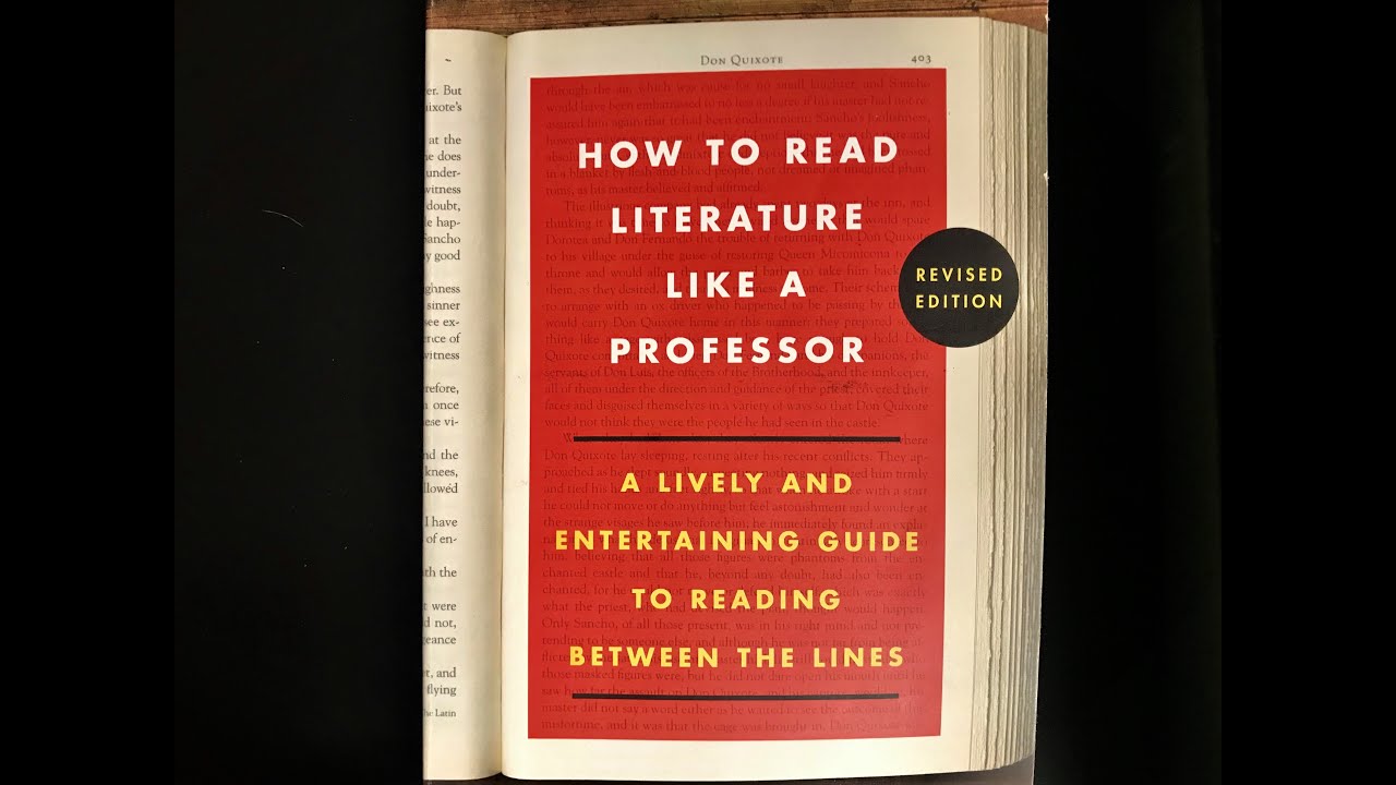 How To Read Literature Like A Professor Revised Pdf