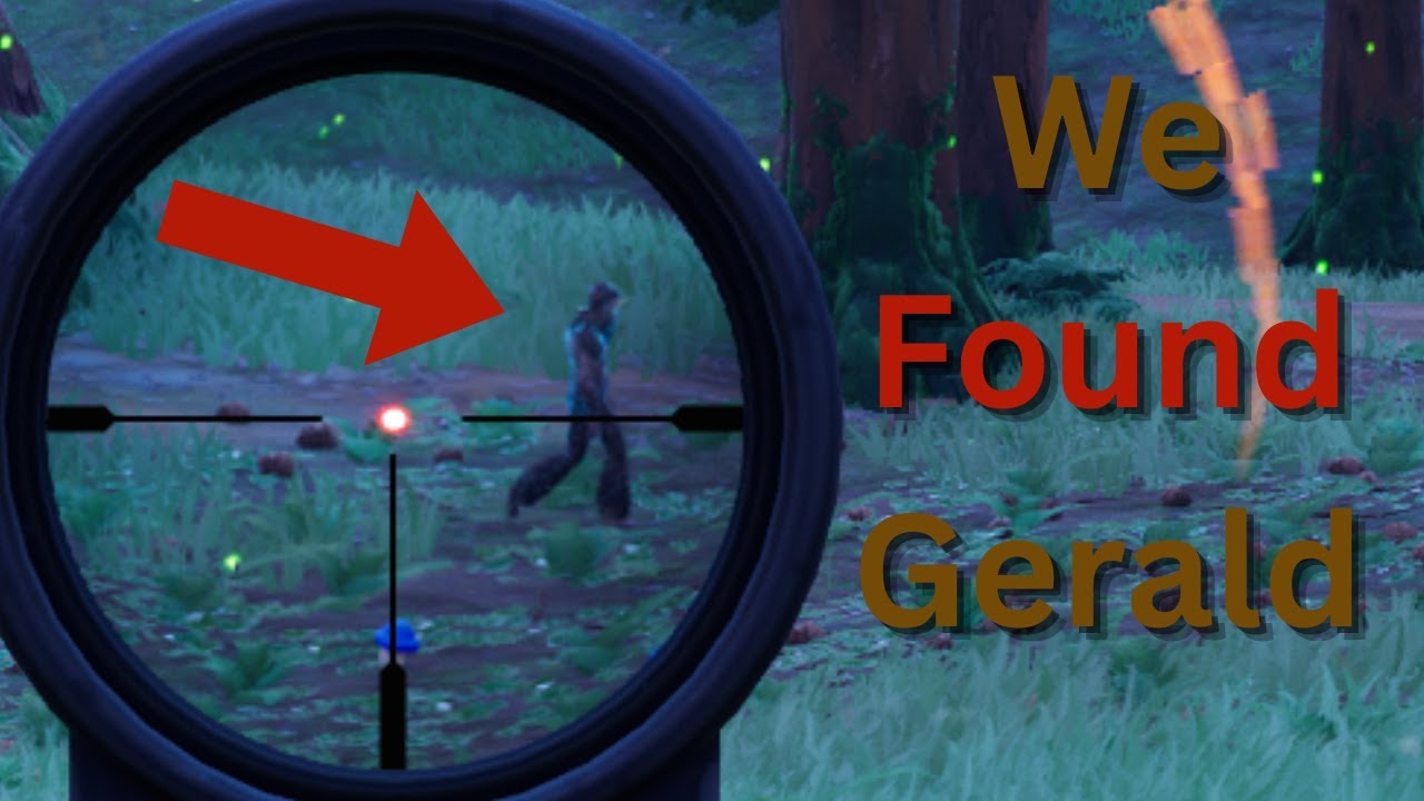 We Found Gerald The Bigfoot In Fortnite!!
