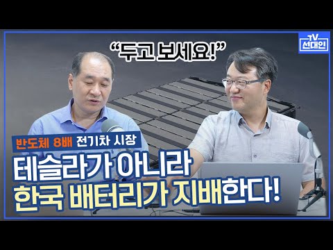   반도체 8배 전기차시장 테슬라가 지배한다는 건 착각 한국 배터리가 지배한다 배터리 2차전지 테슬라