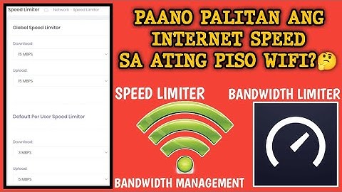 PAANO MAGPALIT NG INTERNET SPEED SA ATING PISO WIFI? | SPEED LIMITER | BANDWIDTH LIMITER | ONDONG TV