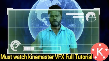 kinemaster Tutorial/hologram touch screen video editing effect in Telugu tech Murali