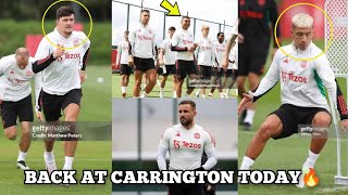 Inside Man United Training Today! ✅ Maguire, Shaw, Rashford, Casemiro and Martinez all Train today