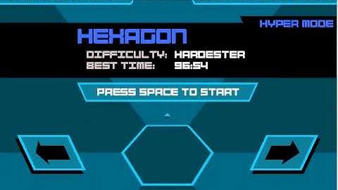 super hexagon playthrough