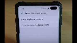 galaxy s10 / s10 : how to reset keyboard settings