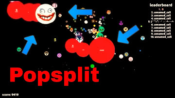 Agar.io tricks (tricksplit, bait, splitrun, popslit)
