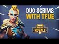 Playing Duo Scrims With Tfue - Fortnite Battle Royale Gameplay - Ninja