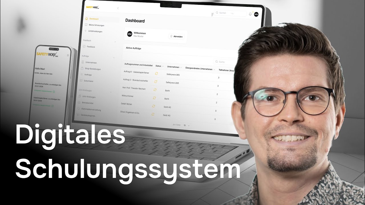 Digitale Lernplattform für Sicherheitsunterweisungen - Produktvorstellung