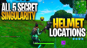 How To Unlock 5 SECRET Styles For Singularity! All 5 Singularity Helmet Locations!  (Hidden Helmets)