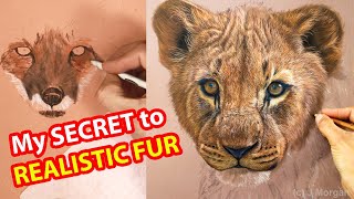 Transform Your Fur Painting: Elevate Your Realism - Must See Wildlife Art Tips | JasonMorgan.co.uk