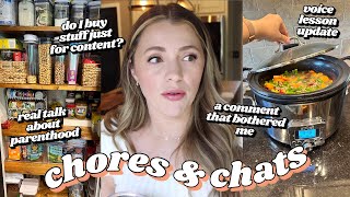 Chores & Chats 🧹🧺 productive vlog + answering your 🔥 questions