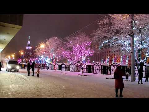 Новогодний Ставрополь 2019. Обзор Александровской площади. Обзор площади им. Ленина