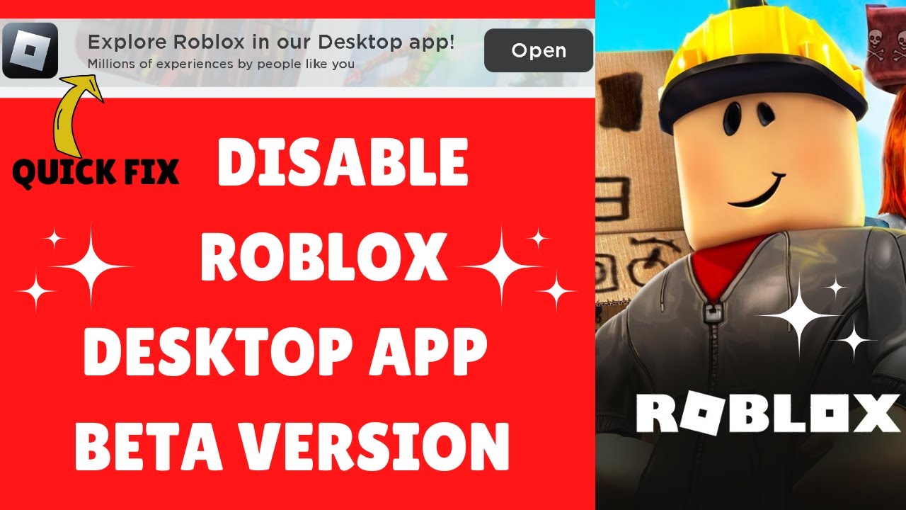 NEW DESKTOP APP BETA UPDATES & HOW TO DISABLE IT! (ROBLOX) 