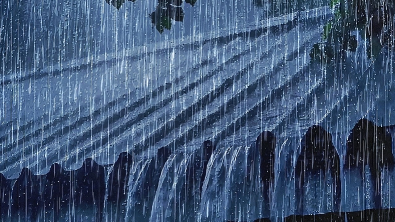 Rain Sounds for Sleeping - 99% Fall Asleep with Heavy Rain and Thunder on a Tin Roof