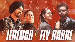 Lehnga X Fly Karke (Remix) | DJ Dalal London | Latest Punjabi Song 2025 | New Punjabi Song 2025