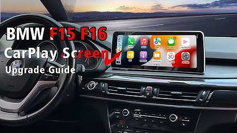 How to install Carplay Screen For BMW X5 X6 F15 F16 | Android Auto radio