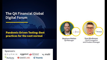 Pandemic-driven Testing: Best Practice for the New Normal