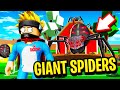 Giant SPIDERS Swarm In Roblox BROOKHAVEN RP!!