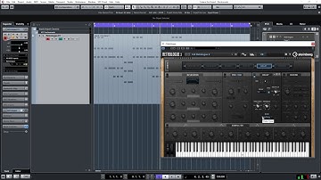 Cubase - How to make a Pluck Sound with Retrologue 2