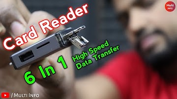Best 6 in 1 Card Reader 2023 | OTG Usb Micro SD High Speed Card Reader | Brand Conquer USB 3.0