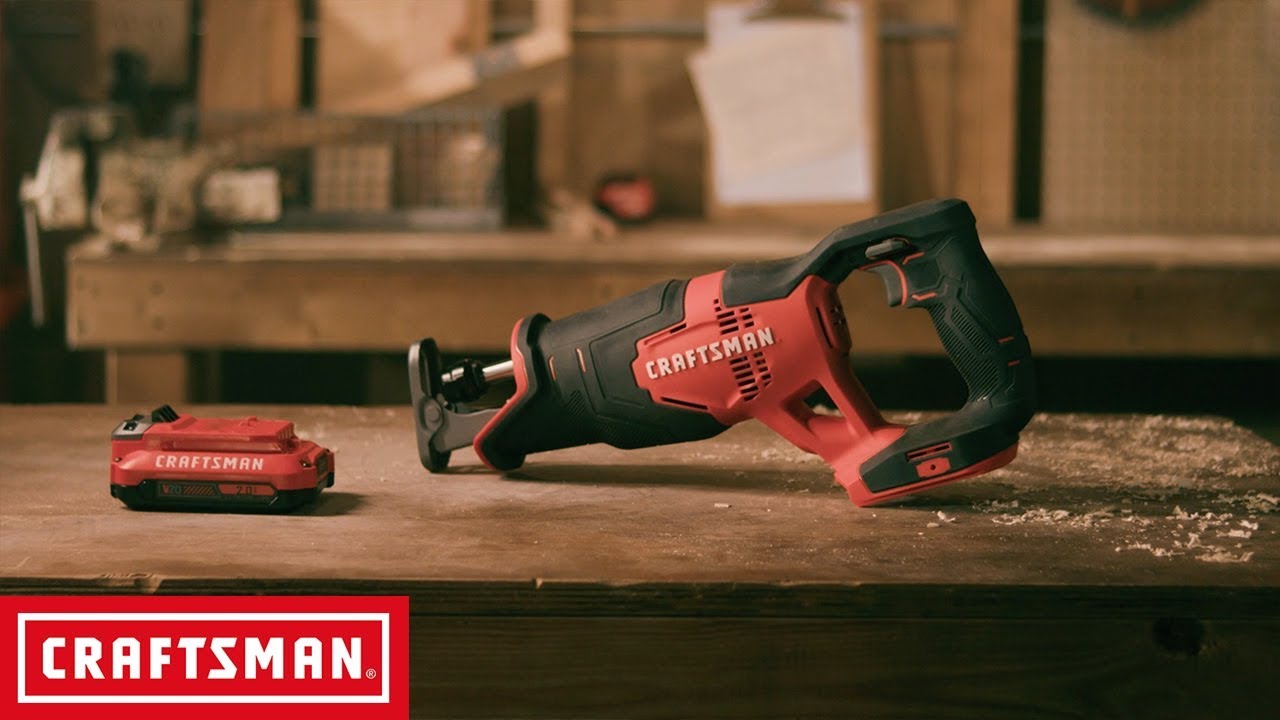 CRAFTSMAN V20* Cordless Reciprocating Saw | Tool Overview - YouTube