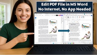 Edit PDF File in MS Word | No Internet, No App Needed