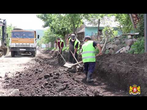 გზების მშენებლობა დმანისის მუნიციპალიტეტში