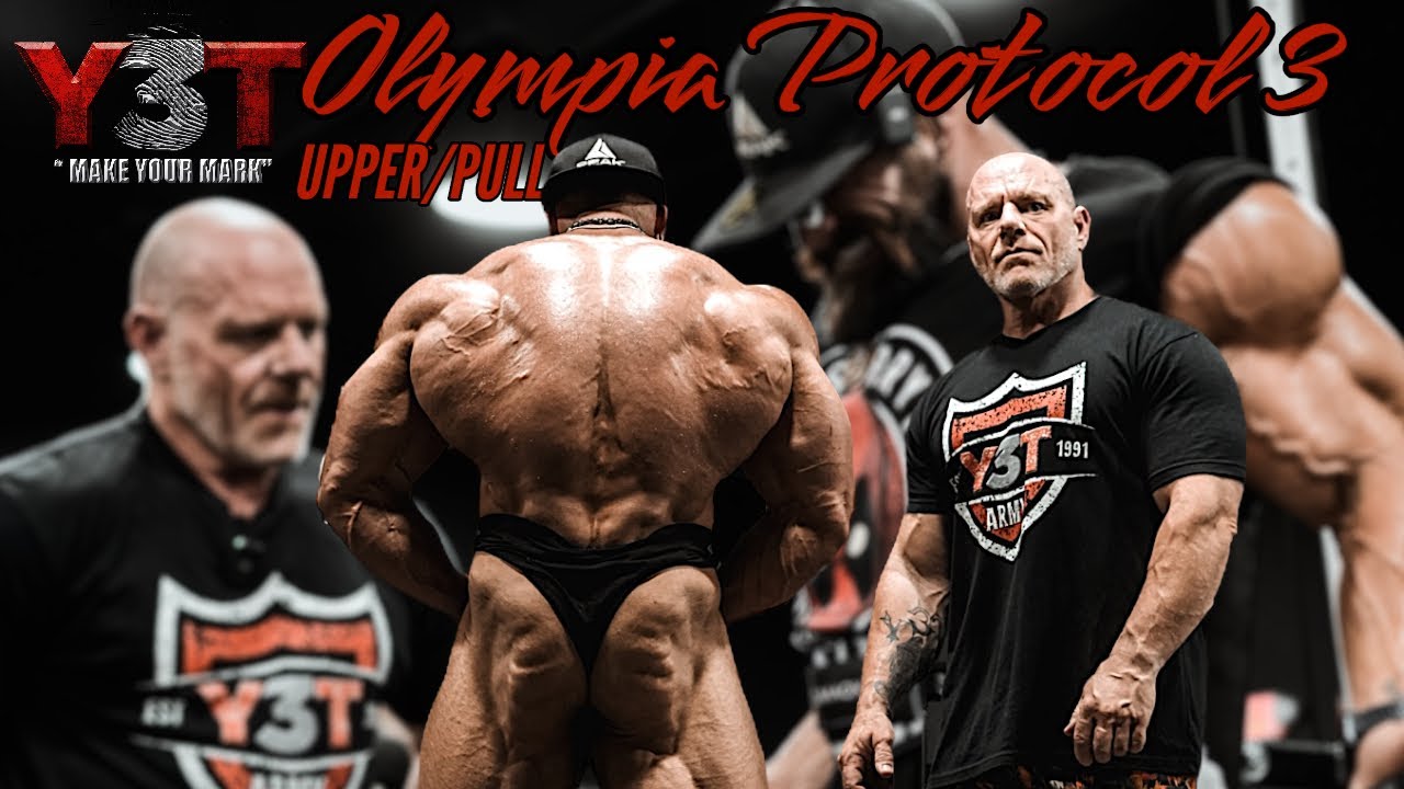 RAW UPPER PULL DAY Y3T / Olympia Protocol III at NewTech Gym Las Vegas