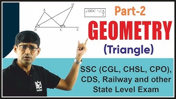 Triangles- Theorems and Properties (Part II) | Imp Questions | SSC,CDS,Railway | Radian Learning
