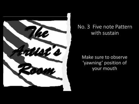 Vocalization No. 3 Five Note Pattern with Sustain