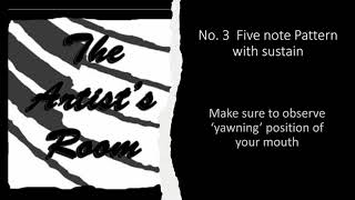 Vocalization No. 3 Five Note Pattern with Sustain