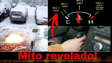 ¿Necesitan calentarse los coches de gasolina en invierno?