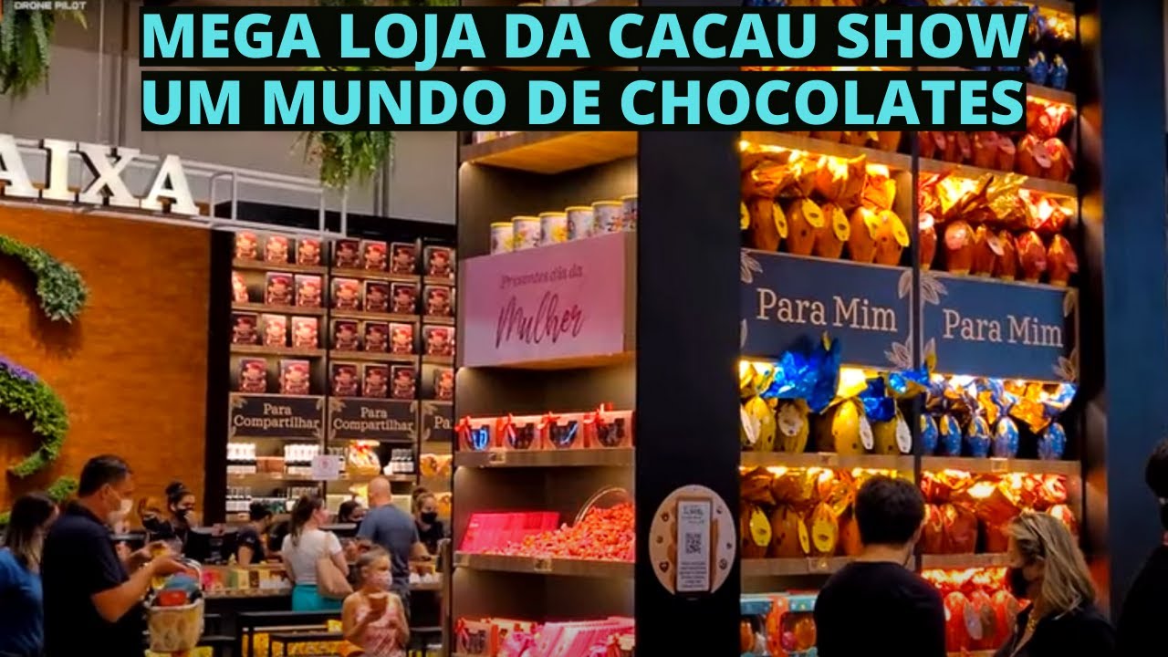 Cacau Show inaugura sua décima sexta Mega Store 