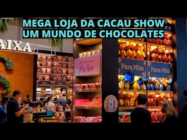 Fomos na MegaStore da Cacau Show em 2022 Muitos Chocolates Finos 