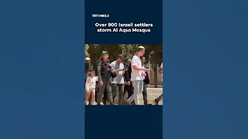 Over 900 Israeli Settlers Storm Al Aqsa Mosque 