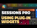 Sessions Pro - Using Plug-in Widgets