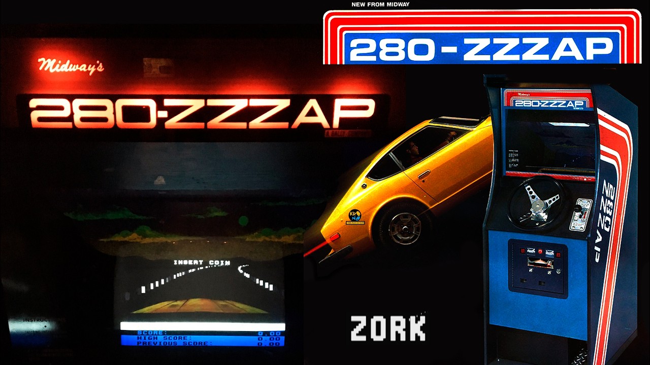 Datsun 280-ZZZAP [Midway] - Arcade - (1976) 🚗 First game with