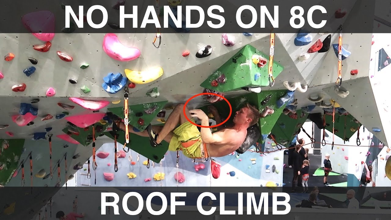 climbing colombia NO HANDS 8C ROOF CLIMB | VLOG #79