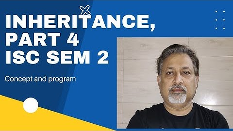 inheritance in java part 4
